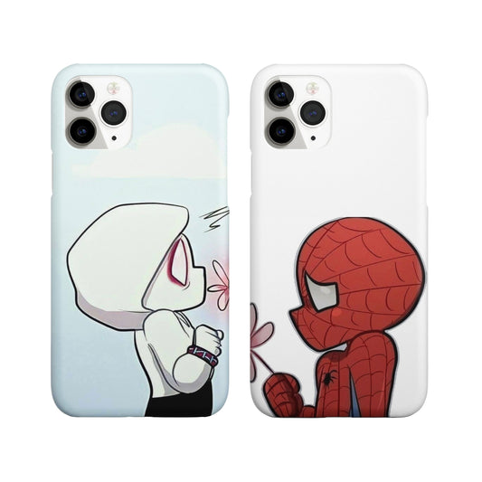 Web of Love Couple Phone Cover