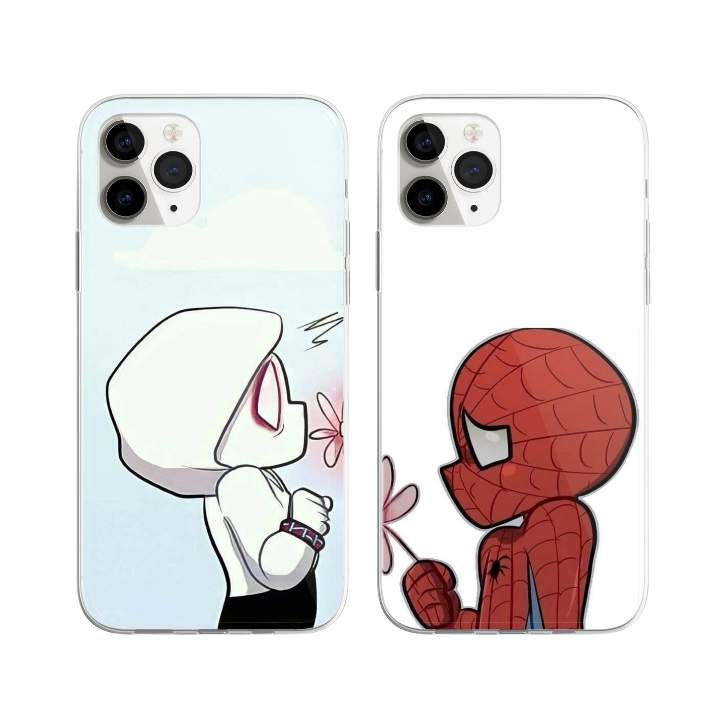 Web of Love Couple Phone Cover