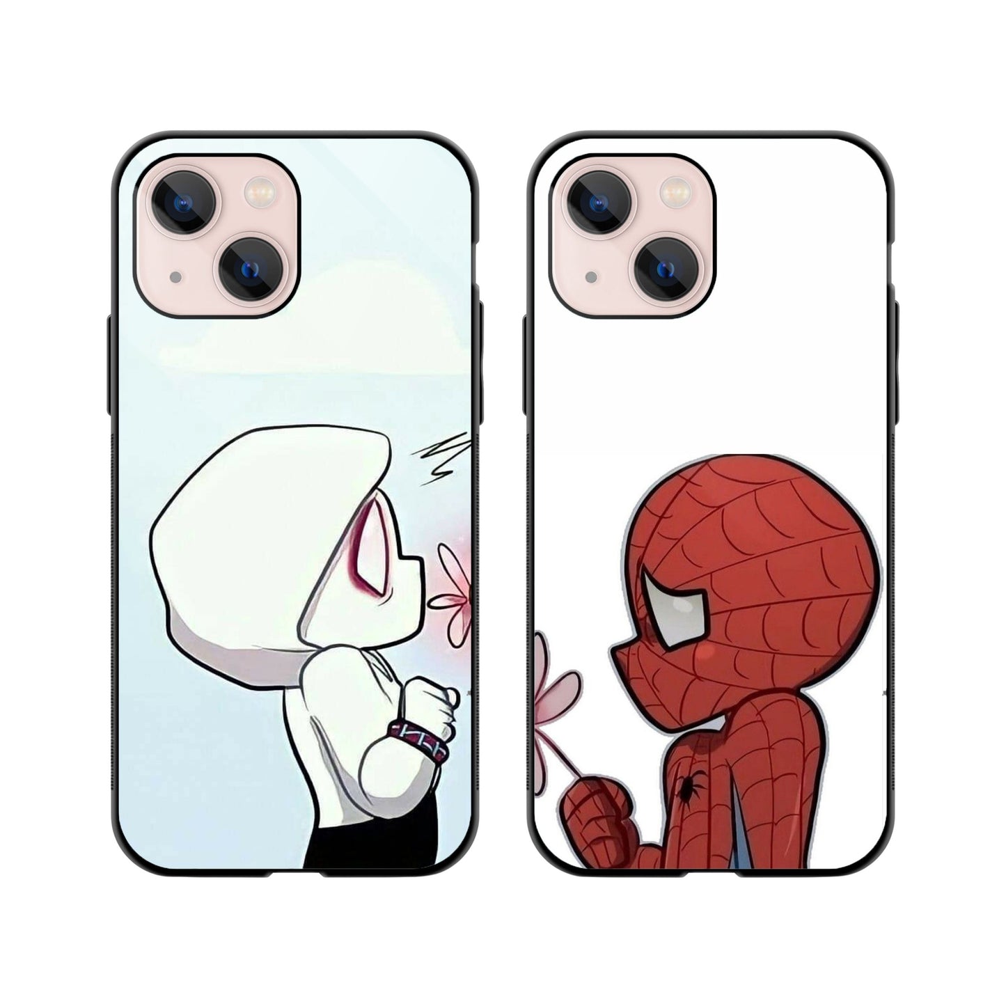 Web of Love Couple Phone Cover