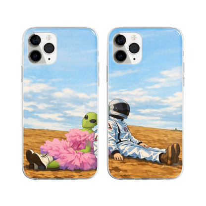 Love From Another Planet Couple Phone Cover