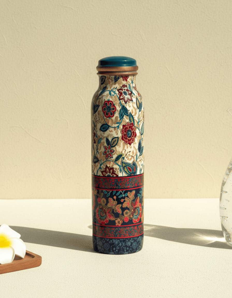 Flora Royale Copper Bottle