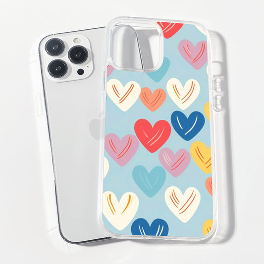 Heartthrob Clear Silicone Phone Cover