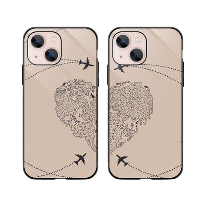 Connected by Coordinates Couple Phone Cover