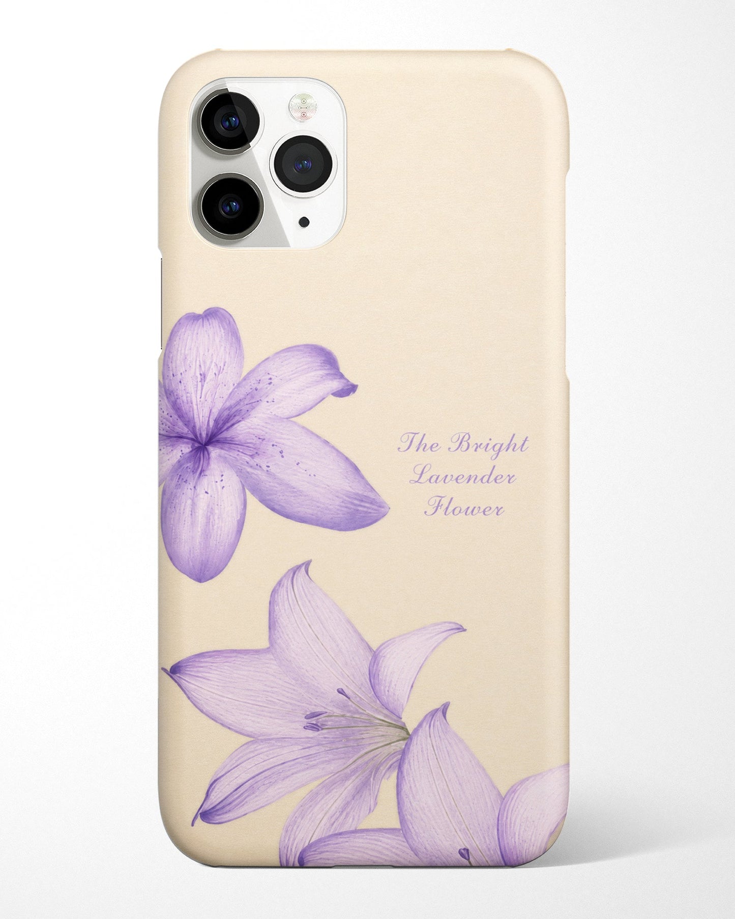 Butter Lavender Lily Phone Cover