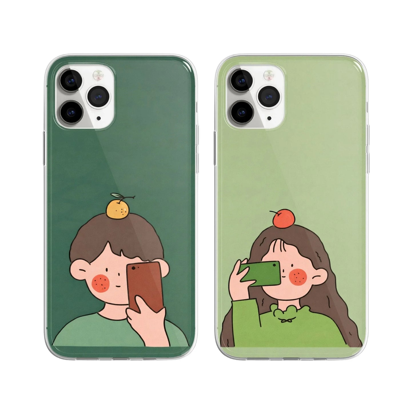 Apple of My Eye Couple Phone Cover