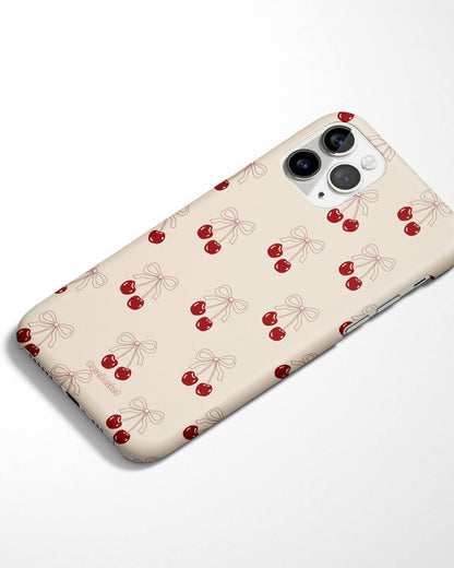 Cherry Bow Delight Phone Cover