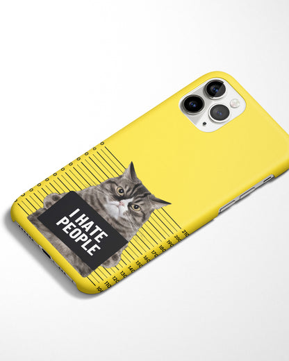I Hate People Kitty Cat Phone Cover
