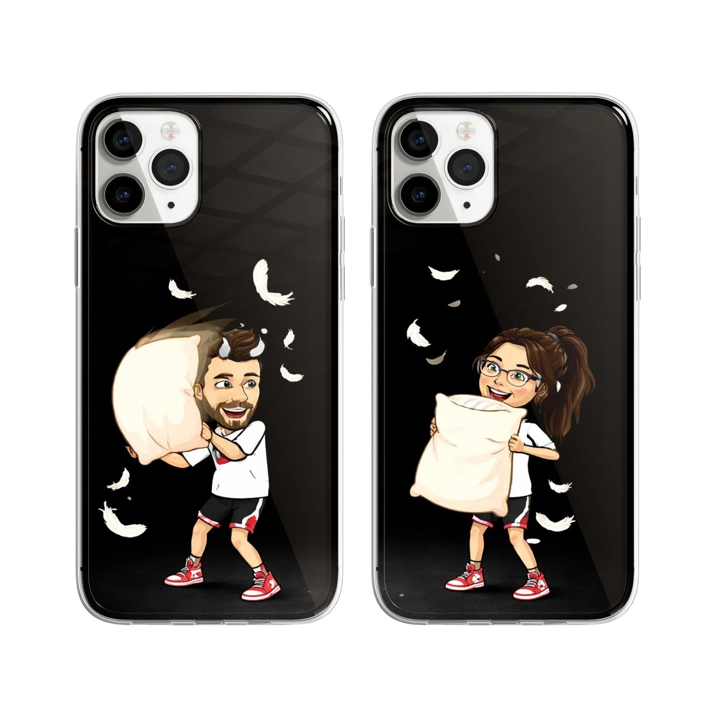 Partners in Pillow Crime Couple Phone Cover