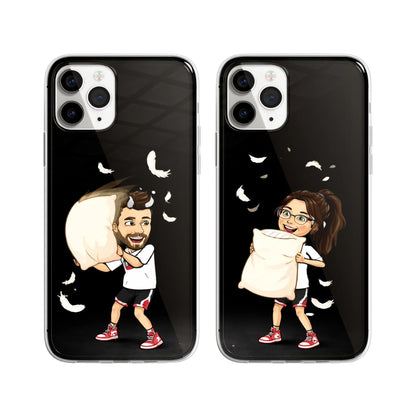 Partners in Pillow Crime Couple Phone Cover