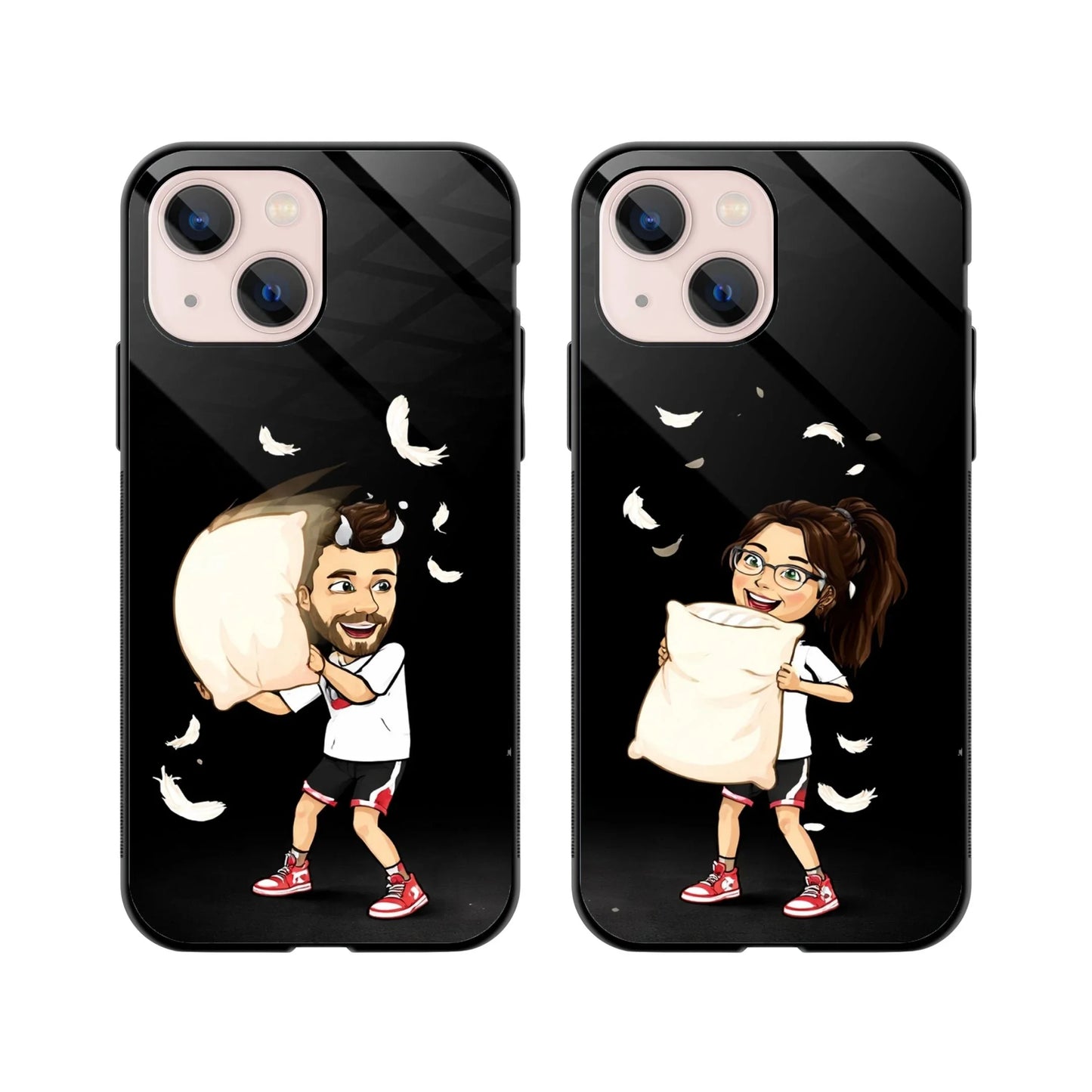 Partners in Pillow Crime Couple Phone Cover