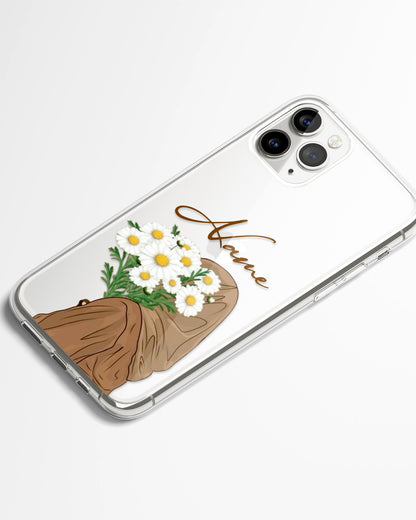 Daisy Grace Transparent Silicone Phone Cover