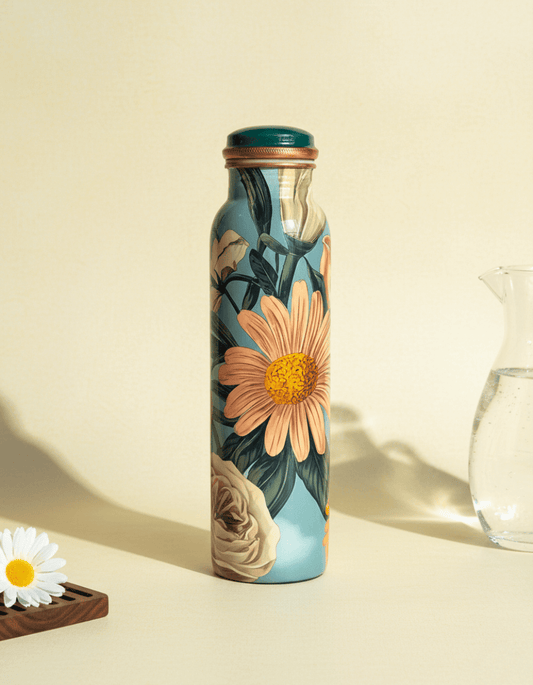 Daisy Bloom Copper Bottle