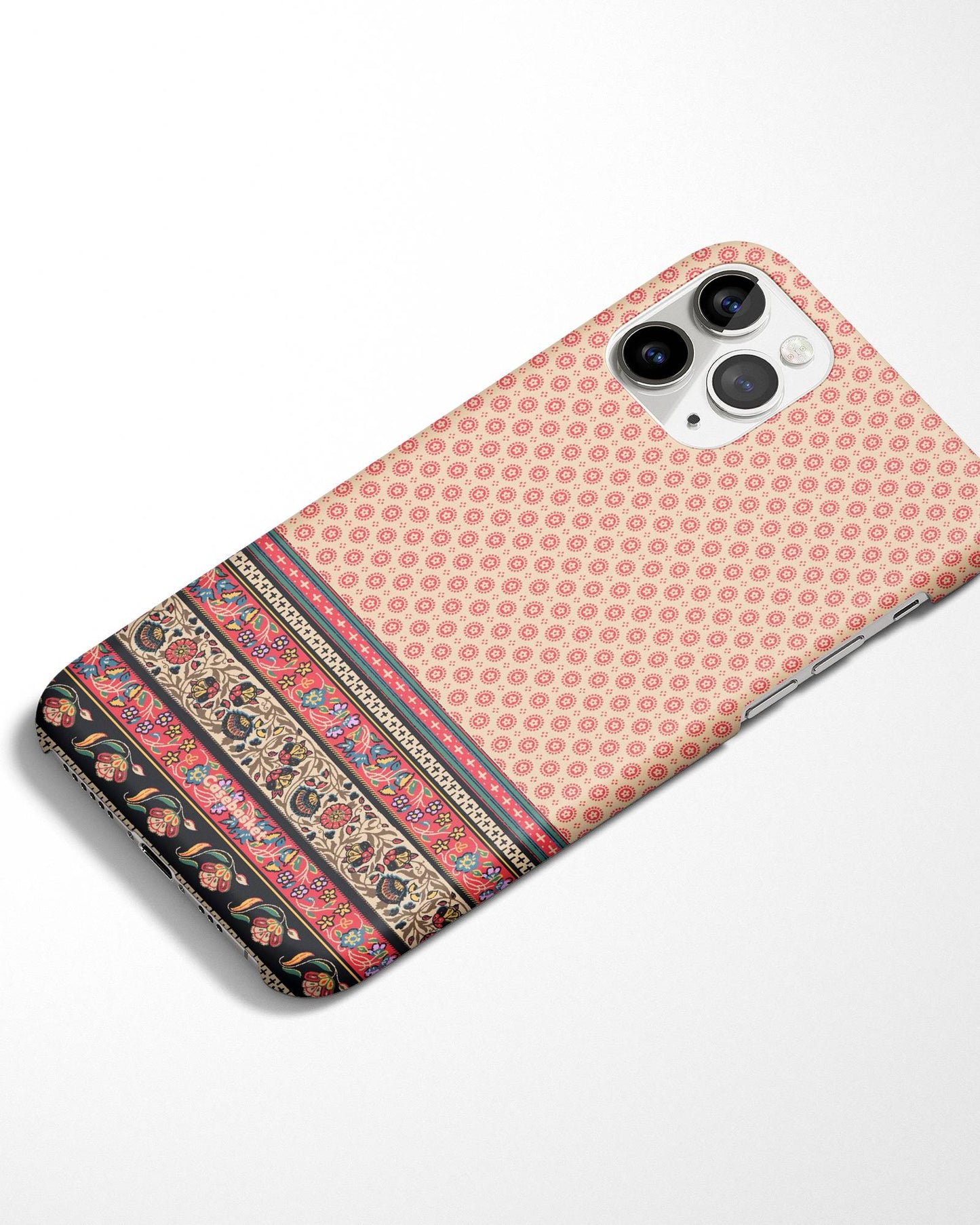 Kalamkari Saree Border Phone Cover
