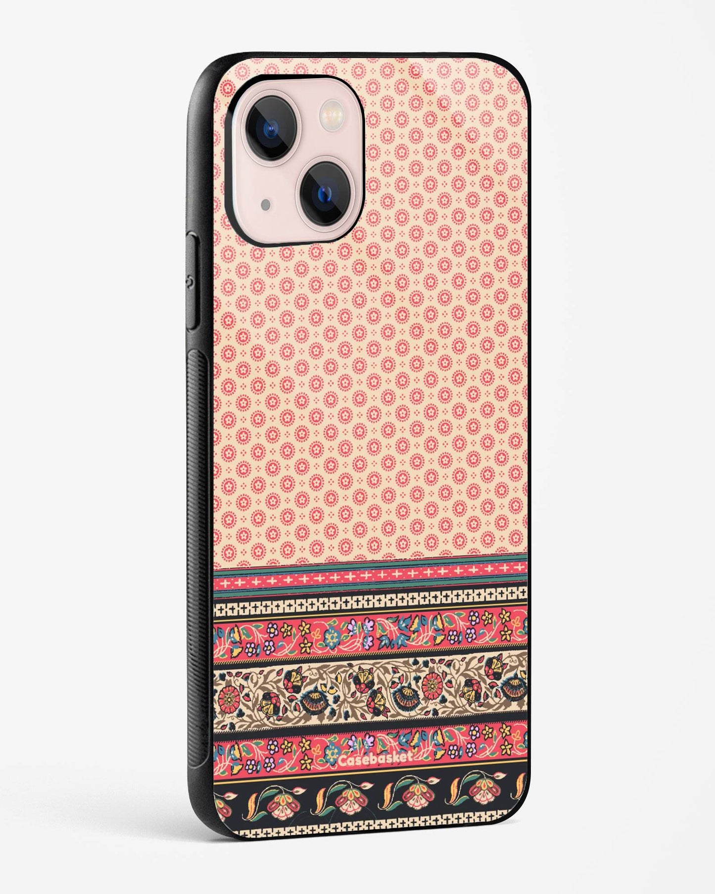 Kalamkari Saree Border Phone Cover