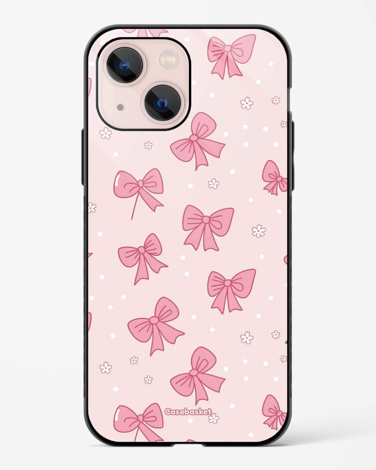 Pink Bow Sprinkle Phone Cover