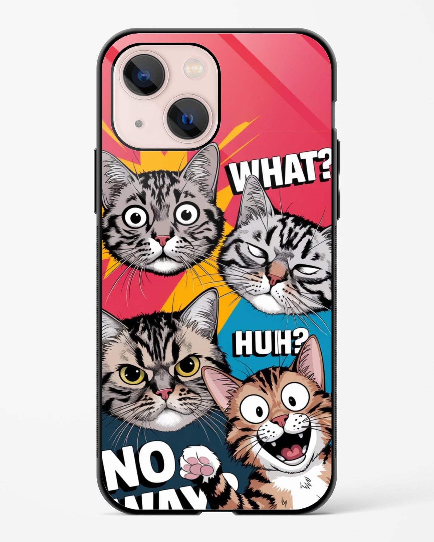 What Huh No Way Kitty Phone Cover