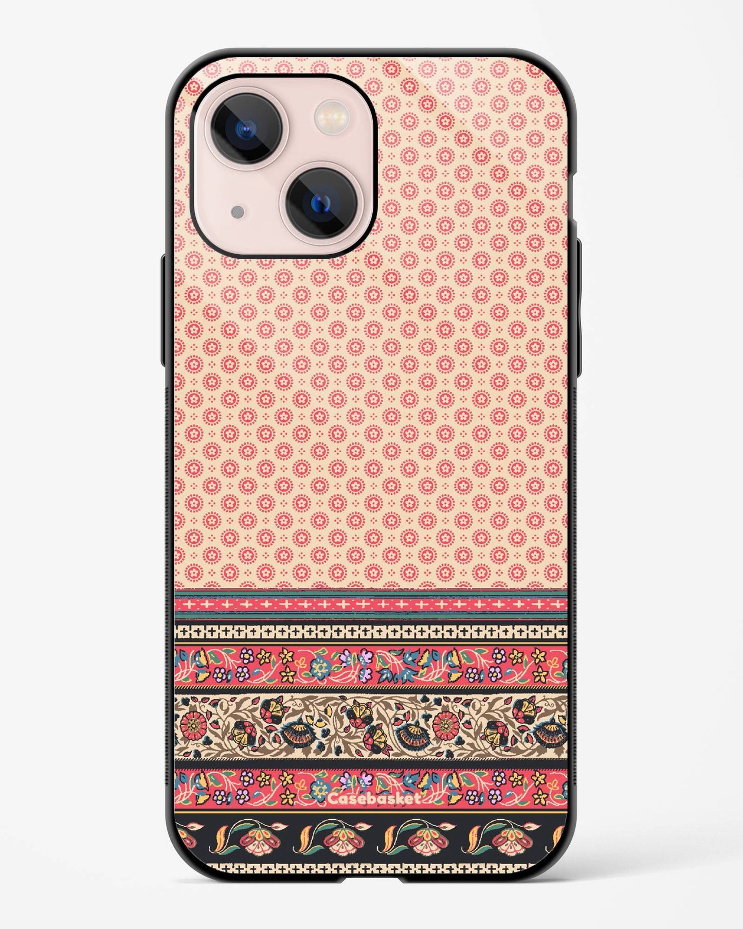 Kalamkari Saree Border Phone Cover