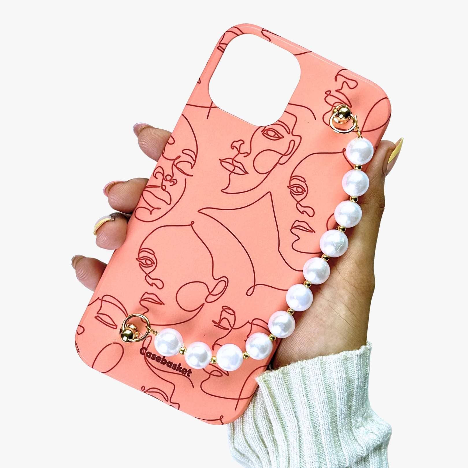 All Faces Red Pearl Phone Cover