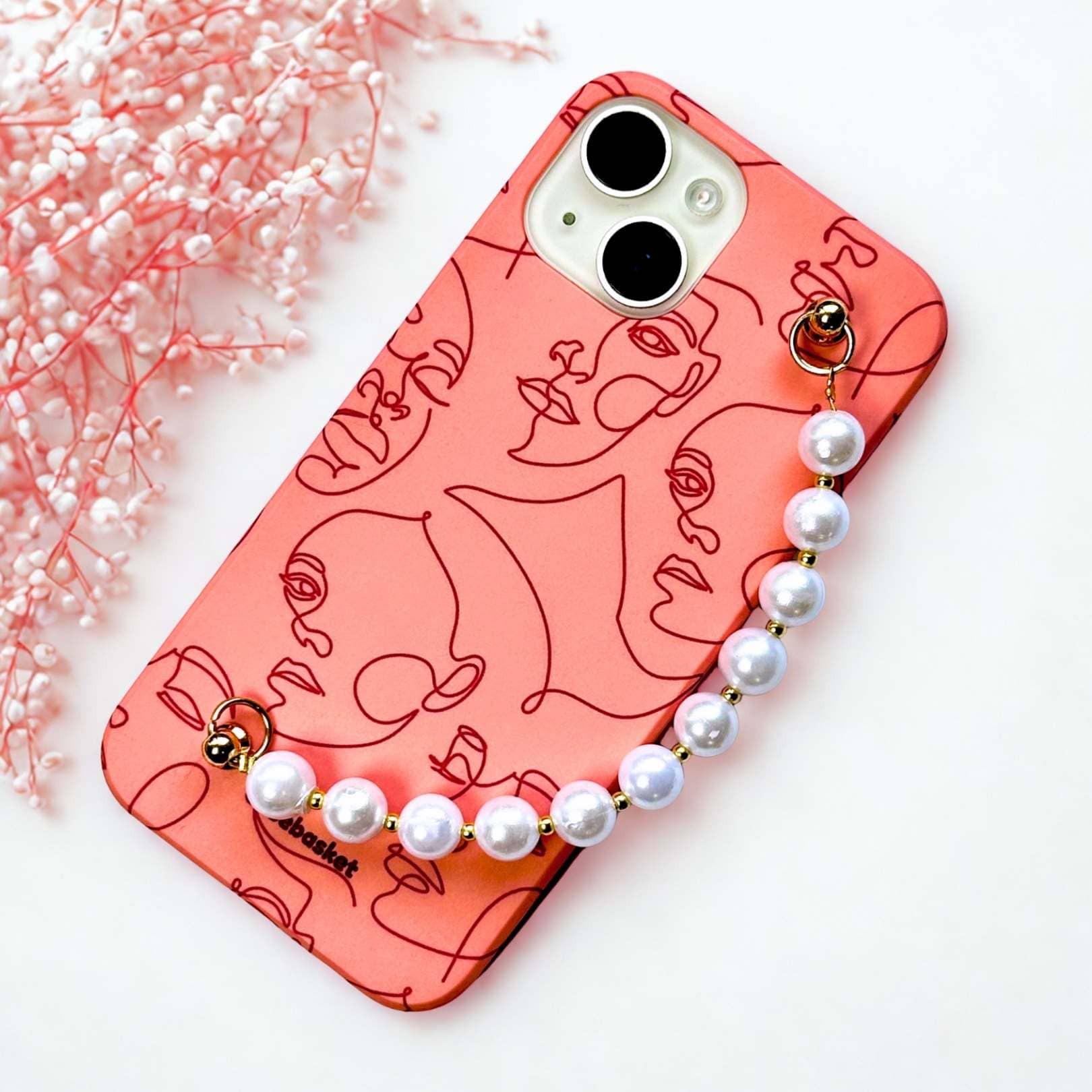 All Faces Red Pearl Phone Cover