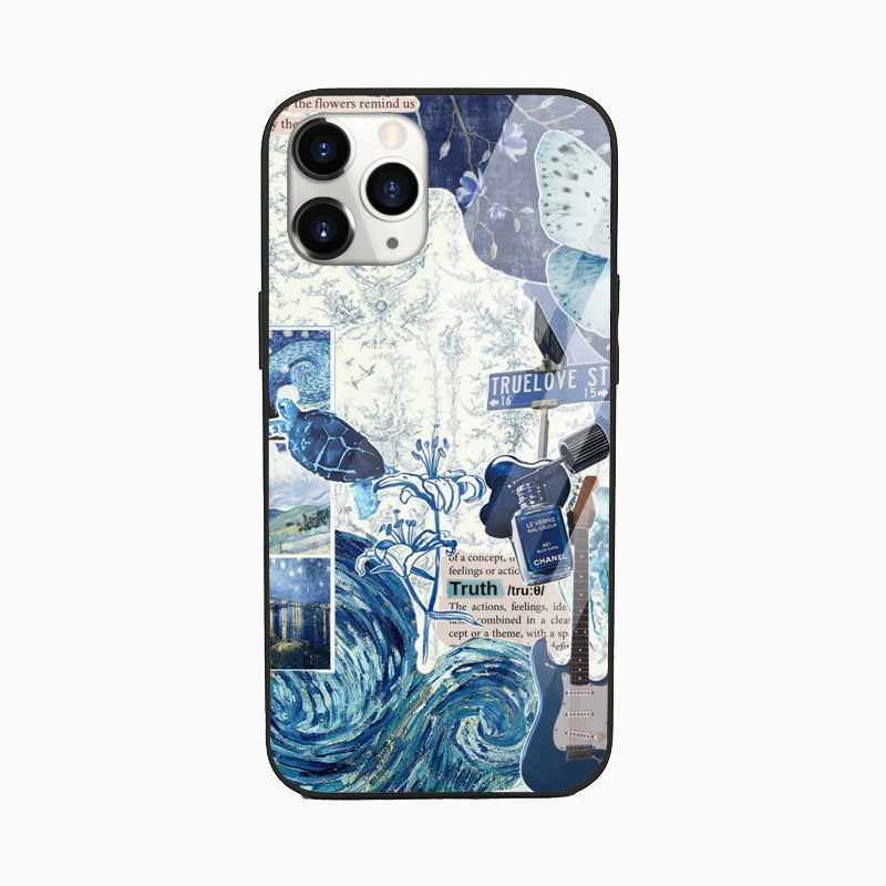 Arctic Breeze Aesthetic Glass Phone Cover