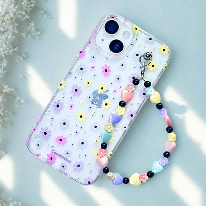 Bloomlets Transparent Heartflowers Charm Phone Cover