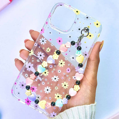 Bloomlets Transparent Heartflowers Charm Phone Cover