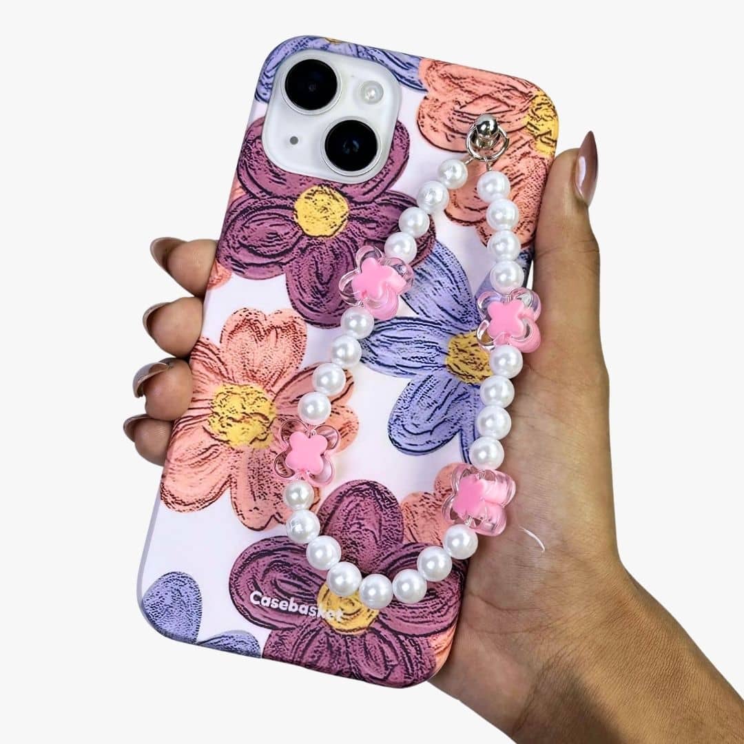 Blossom Bash Pinkpearl Fall Chain Phone Cover-