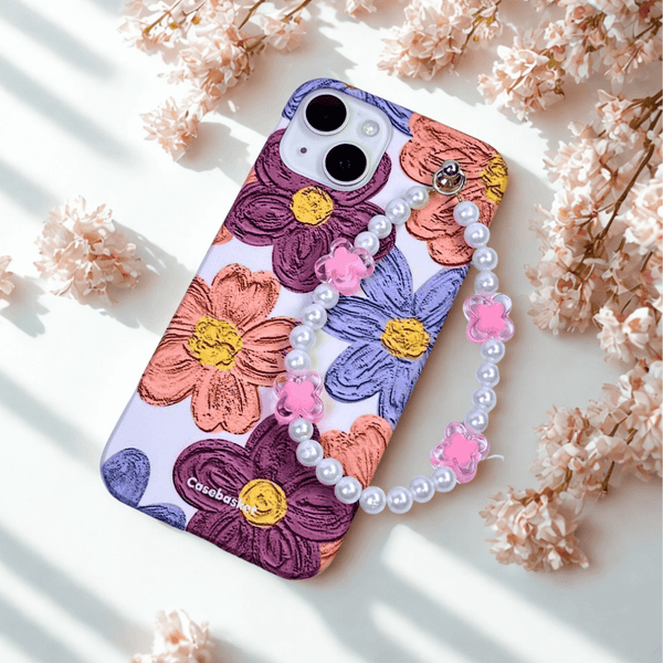 Blossom Bash Pinkpearl Fall Chain Phone Cover