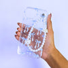 Bluvie Transparent Bow Pearl Fall Chain Phone Cover