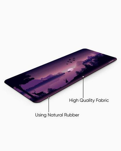 Twilight Wilderness Print Desk Mat