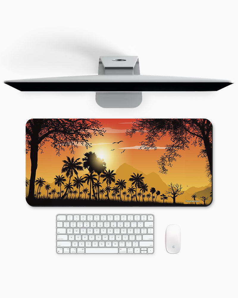 Sunset Dream Light Print Desk Mat