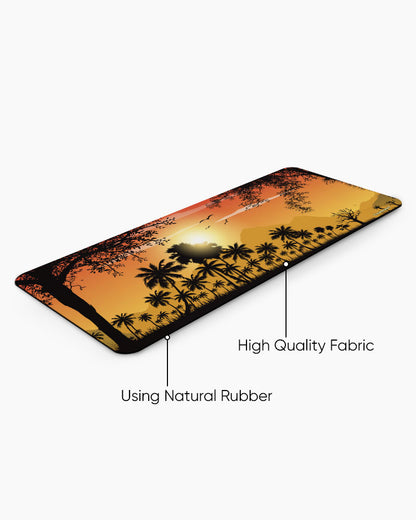 Sunset Dream Light Print Desk Mat