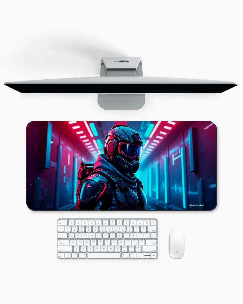 Quantum Soldier Print Desk Mat
