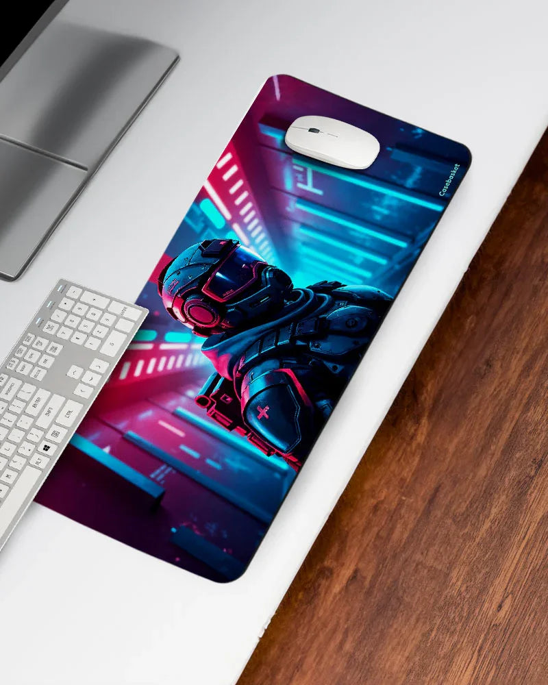 Quantum Soldier Print Desk Mat