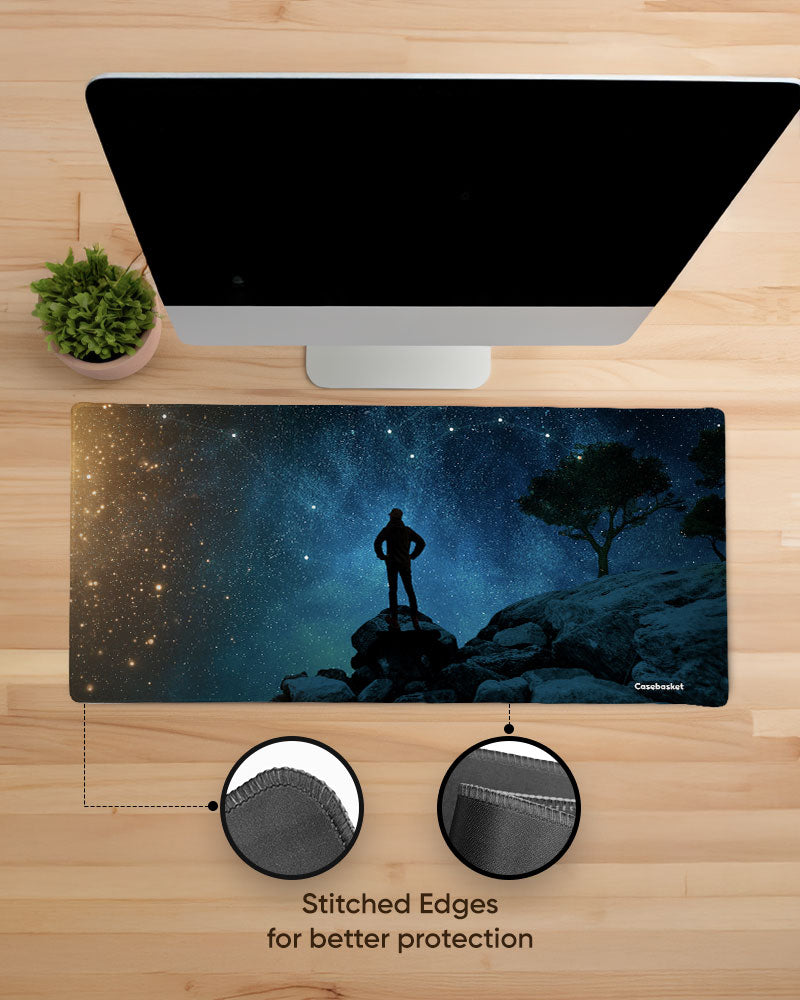 Stellar Silence Print Desk Mat