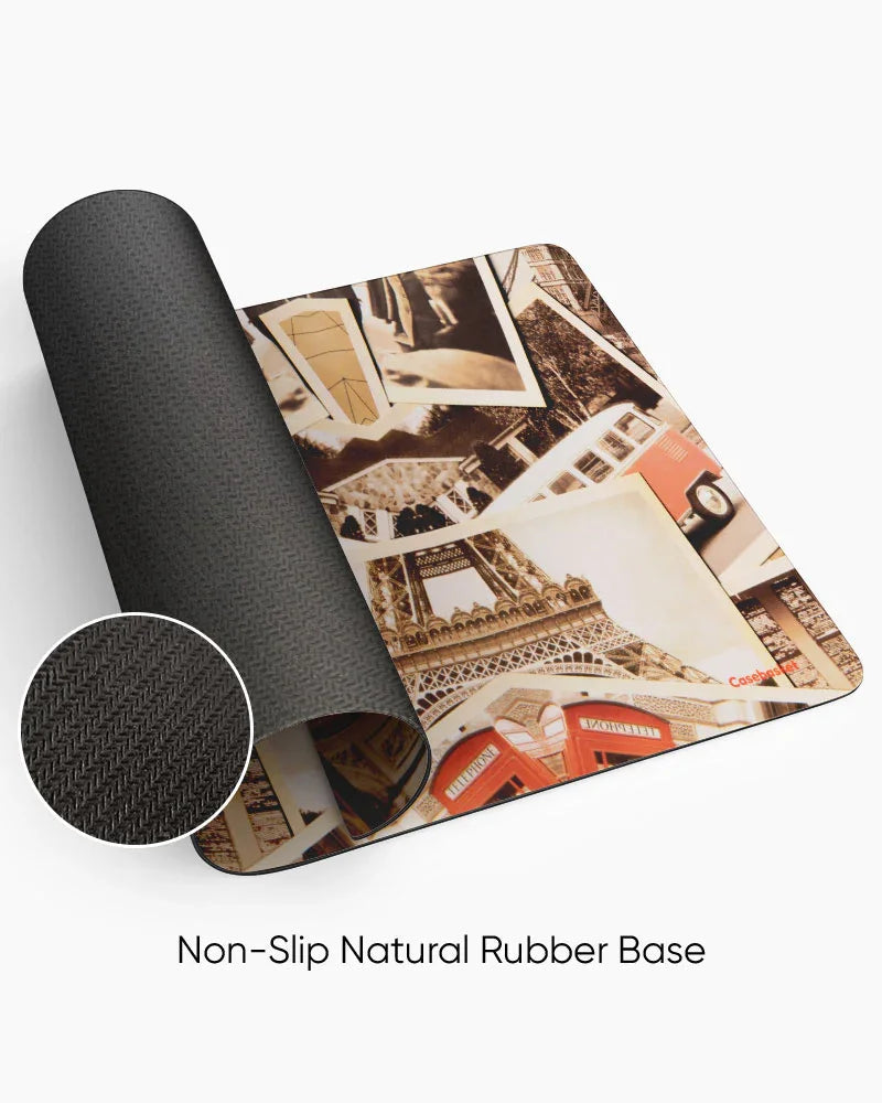 Retrograph Print Desk Mat