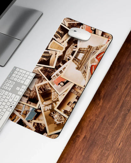 Retrograph Print Desk Mat