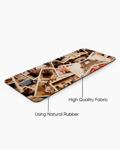 Retrograph Print Desk Mat