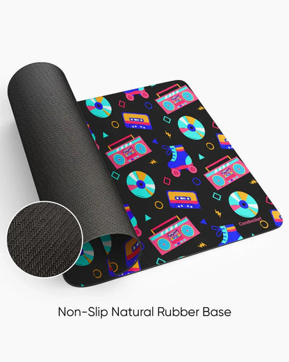 Groove Graffiti Print Desk Mat