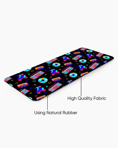 Groove Graffiti Print Desk Mat