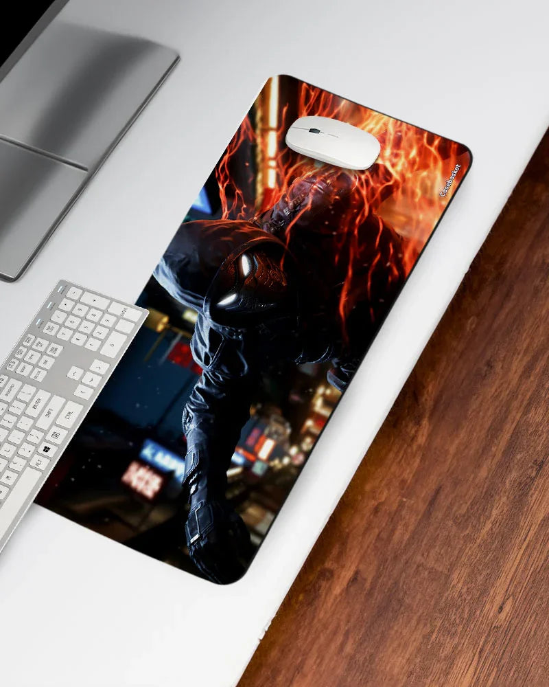Fire Runner Print Desk Mat