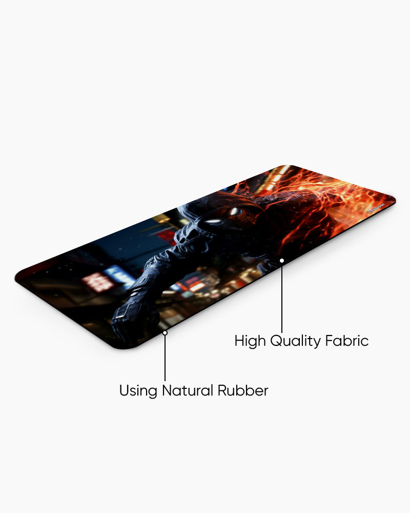 Fire Runner Print Desk Mat