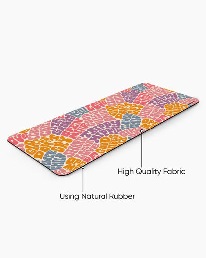 Groovin Doodle Print Desk Mat