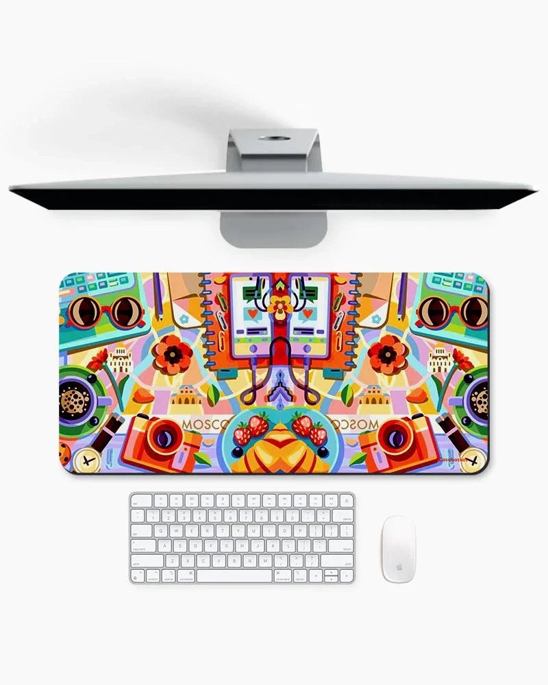 Carnival Pop Print Desk Mat