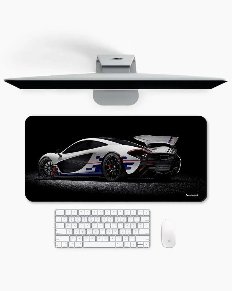 Monochrome Apex Print Desk Mat