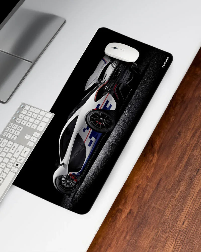 Monochrome Apex Print Desk Mat