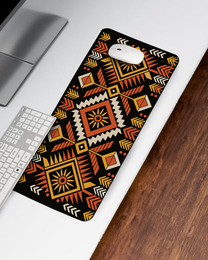 Tribal Sun Print Desk Mat
