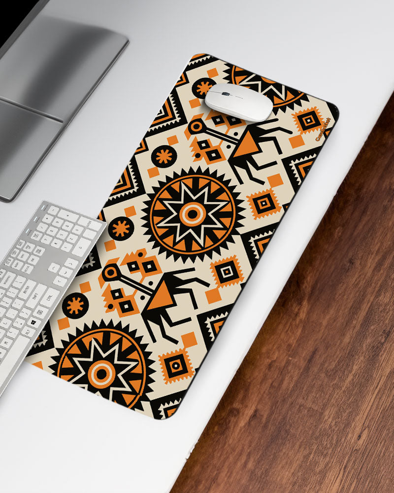 Tribal Mirage Print Desk Mat