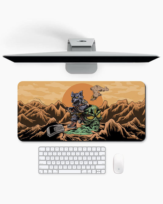 Warrior Spirit Print Desk Mat