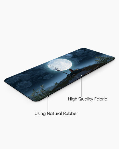 Moonlit Drive Print Desk Mat